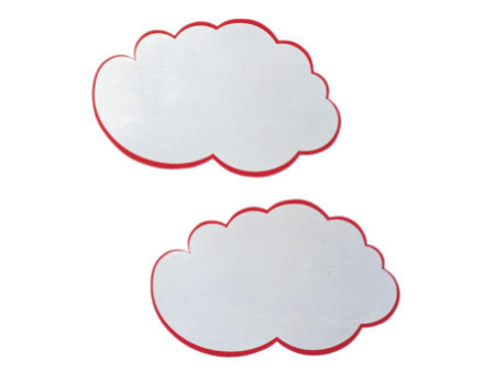 FRANKEN Carte nuage pour présentation, 620 x 370 mm, blanc