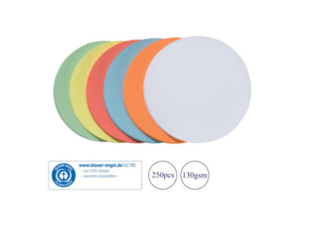 FRANKEN Carte de présentation, cercle, diam.: 95mm, assorti