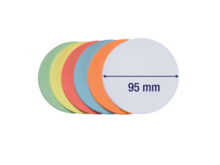 FRANKEN Carte de présentation, cercle, diam.: 95mm, assorti