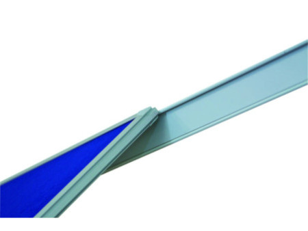 FRANKEN Set de rails muraux PRO, 3.000 x 60 mm, argent