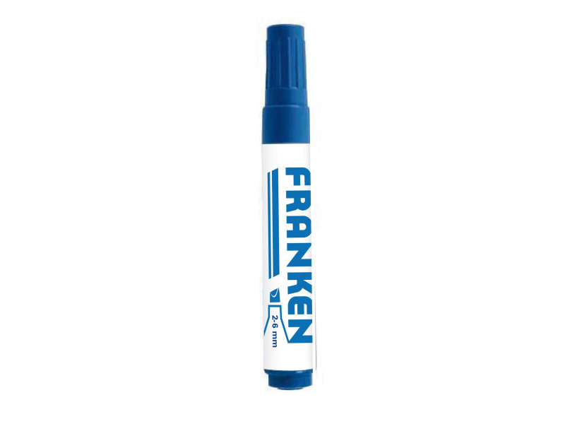 FRANKEN Marqueur pour chevalet, tracé: 2-6 mm, bleu