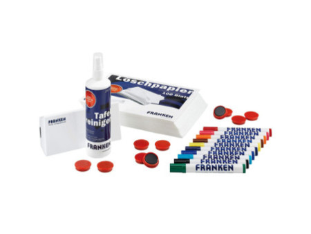 FRANKEN Kit de démarrage pour tableau blanc, magnétique