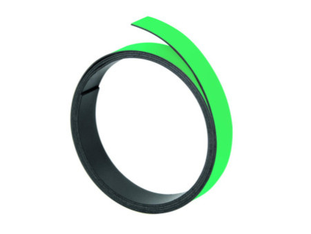 FRANKEN Bande magnétique, (L)1.000 x (P)10 x (H)1 mm, vert