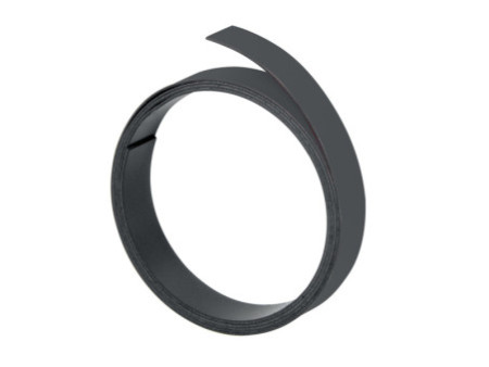 FRANKEN Bande magnétique, (L)1.000 x (P)10 x (H)1 mm, noir