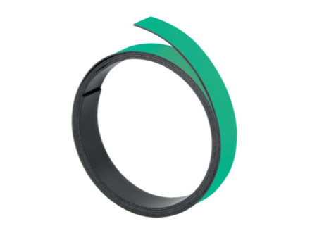 FRANKEN Bande magnétique, (L)1.000 x (P)15 x (H)1 mm, vert