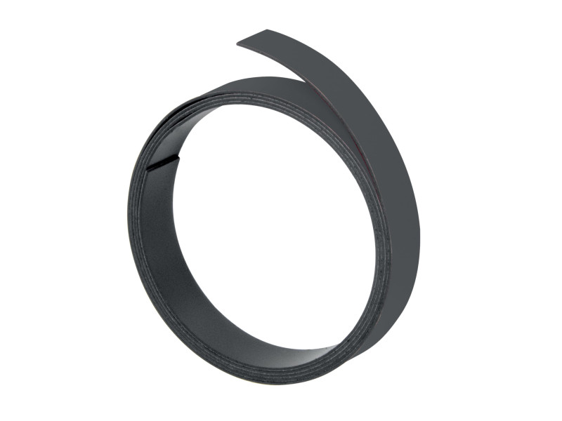 FRANKEN Bande magnétique, (L)1.000 x (P)15 x (H)1 mm, noir