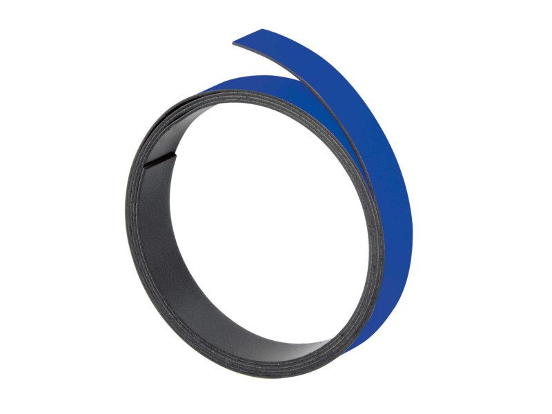 FRANKEN Ruban magnétique, (L)1.000 x (P)20 x (H)1 mm, bleu