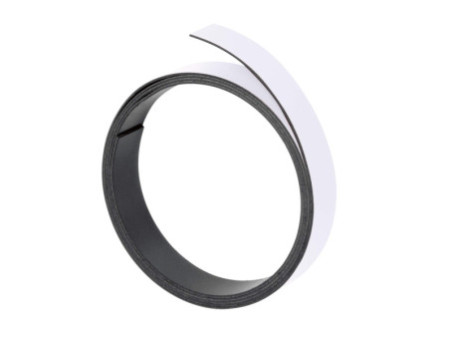 FRANKEN Ruban magnétique, (L)1.000 x (P)20 x (H)1 mm, blanc
