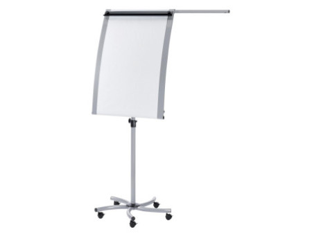 FRANKEN Chevalet de conférence PRO Mobil Paper Roll, argent