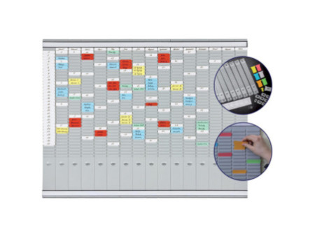 FRANKEN Tableau planning à fiches T, (L)1.008 x (H)783 mm
