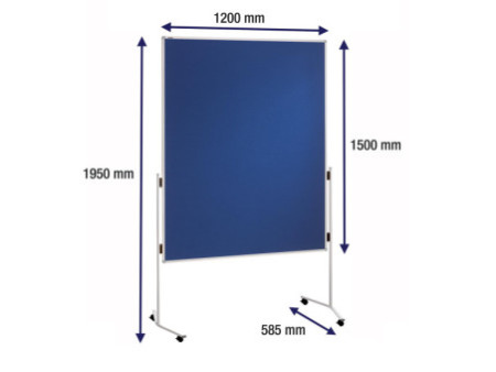 FRANKEN Tableau de présentation ECO, 1200 x 1.500 mm, feutre