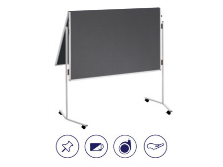 FRANKEN Tableau de présentation ECO, 2x 750 x 1200 mm