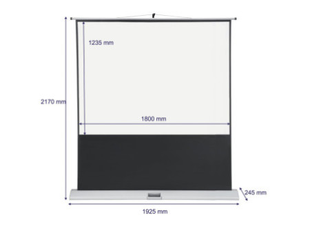 FRANKEN Ecran de projection mobile X-tra!Line, format 4:3