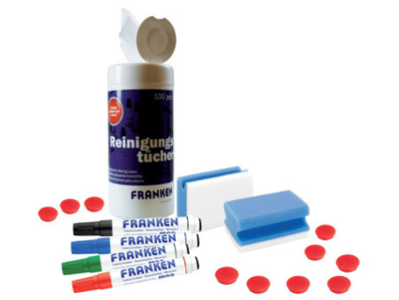 FRANKEN Kit de démarrage pour tableau blanc, magnétique