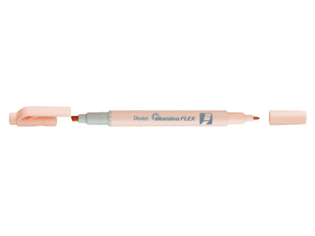 Pentel Surligneur Illumina Flex Pastel, orange pastel