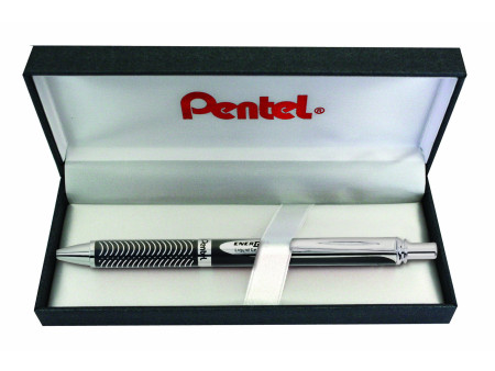 Pentel Roller encre gel EnerGel Sterling BL407, noir
