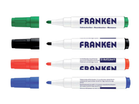 FRANKEN Marqueur pour tableau blanc U-ACT! Line, assorti