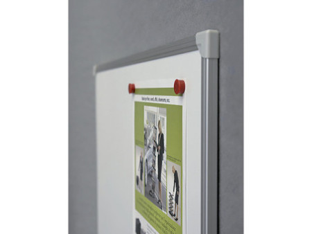 FRANKEN Tableau blanc U-Act! Line, émaillé, 500 x 450 mm