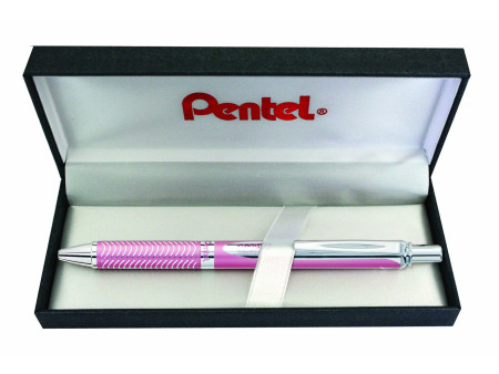 Pentel Roller encre gel EnerGel Sterling BL407, rose