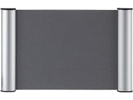 FRANKEN Plaque de porte clip, 245 x 155 mm - A5, argent