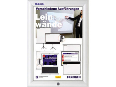 FRANKEN Cadre porte-affiches Security, A4, cadre 32 mm