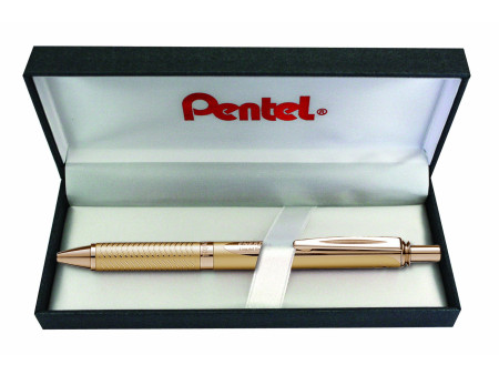 Pentel Roller à encre gel EnerGel Sterling BL407, or