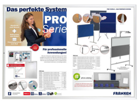 FRANKEN Cadre porte-affiches Security, A0, cadre 32 mm