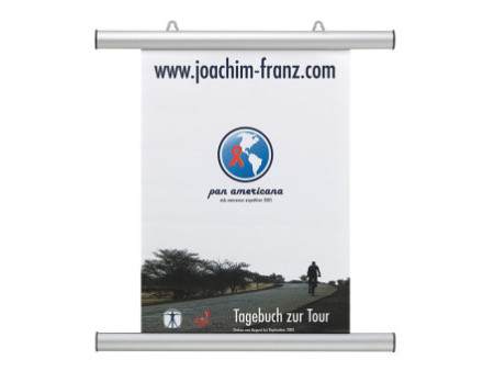 FRANKEN Profilé clipsable pour affiche, aluminium, argent