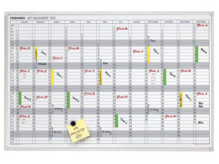 FRANKEN Bande de dates pour tableau planning JK703