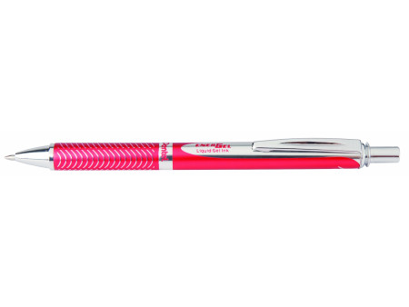 Pentel roller à encre gel EnerGel Sterling BL407, rouge