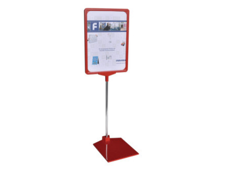 FRANKEN Porte-infos / support prix, DIN A3, rouge