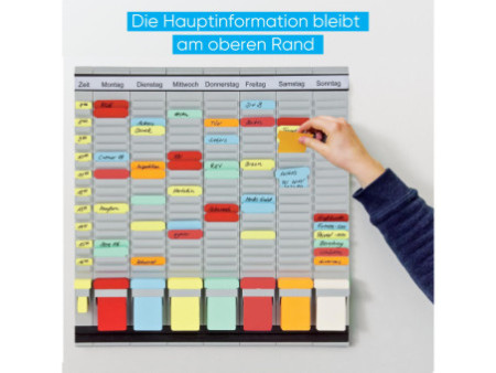 FRANKEN Tableau planning à fiches 'OfficePaner', 7 modules