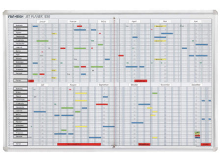 FRANKEN Tableau planning et de projet 'Jetplaner'