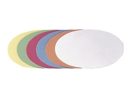FRANKEN Carte de présentation, oval, 110 x 190 mm, bleu