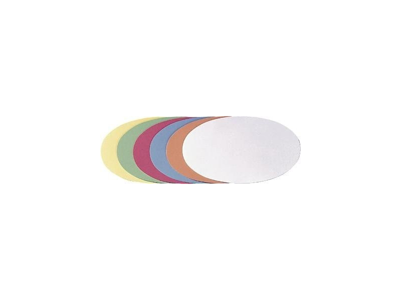 FRANKEN Carte de présentation, oval, 110 x 190 mm, bleu