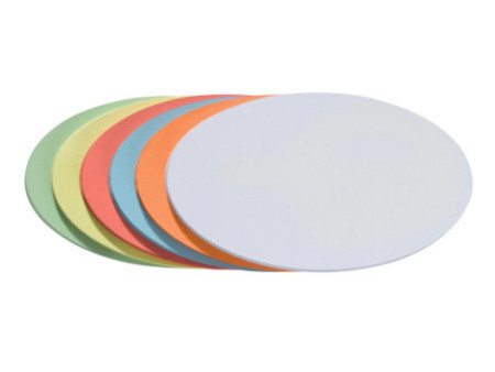FRANKEN Carte de présentation, oval, auto-collant