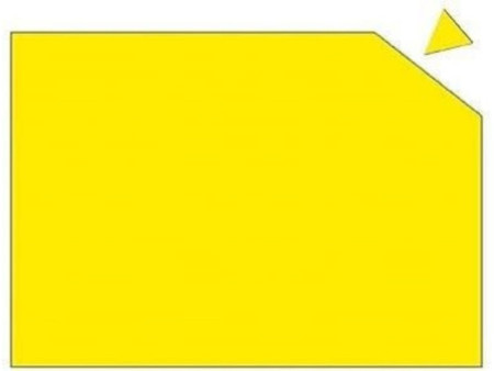 FRANKEN Plaque magnétique, 200 x 295 x 0,6 mm, jaune
