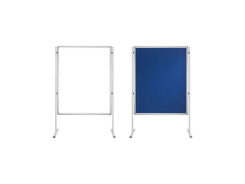 FRANKEN Tableau mixte PRO, (L)1200 x (H)1.800 mm, blanc/gris