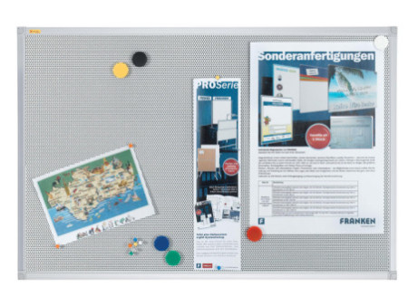 FRANKEN Tableau d'affichage magnétique X-tra!Line, gris