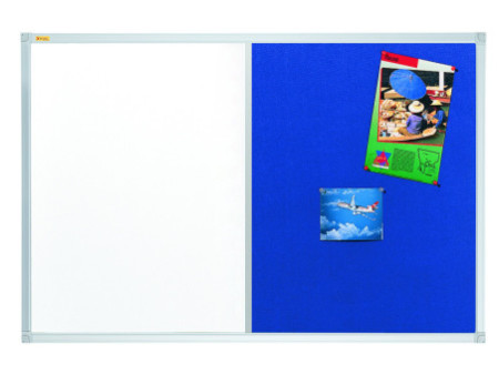 FRANKEN Tableau duo X-tra! Line, (L)1.200 x (H)900 mm, bleu