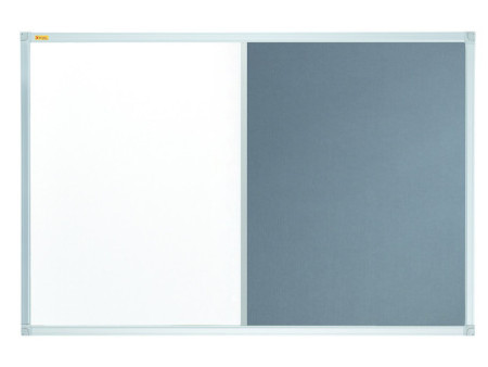 FRANKEN Tableau duo X-tra! Line, (L)1.200 x (H)900 mm, gris