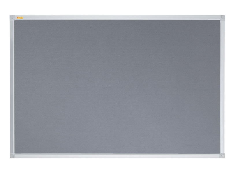 FRANKEN Tableau en textile X-tra!Line, 900 x 600 mm, gris