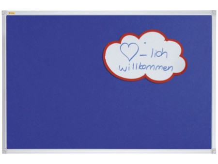 FRANKEN Tableau en textile X-tra!Line, 1.200 x 900 mm, bleu