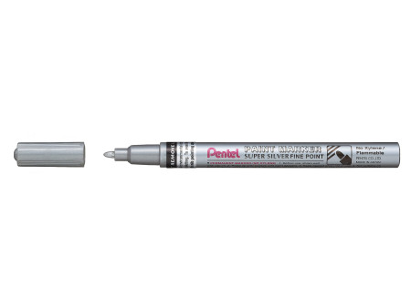 Pentel Marqueur laque PAINT MARKER MSP10, argent