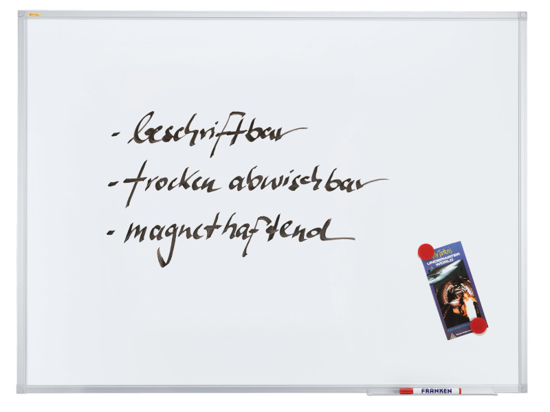 FRANKEN Tableau blanc X-tra!Line, laqué, 600 x 450 mm