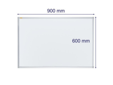 FRANKEN Tableau blanc X-tra!Line, émaillé, 900 x 600 mm