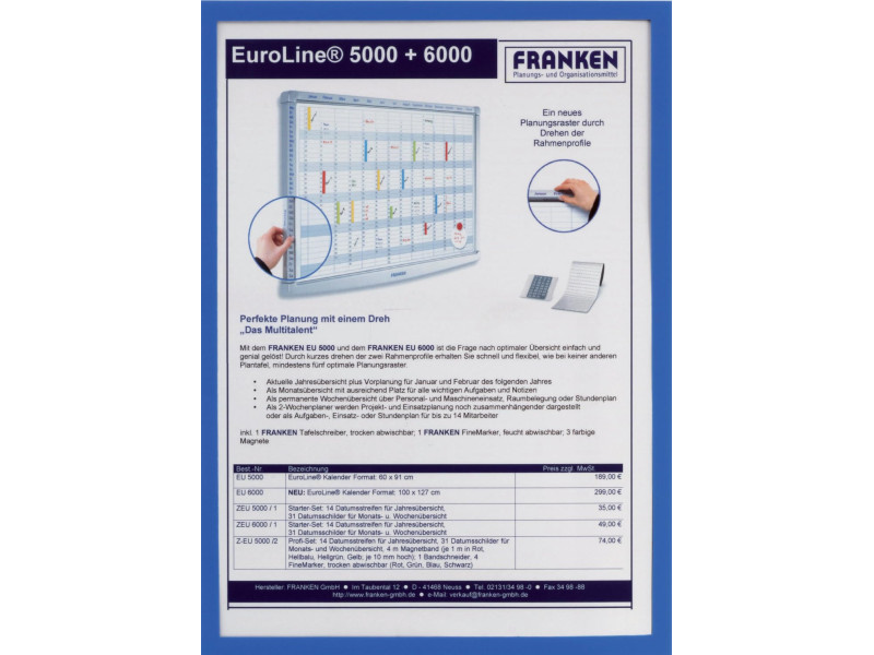 FRANKEN Pochette de présentation FRAME IT X-tra!Line, A4