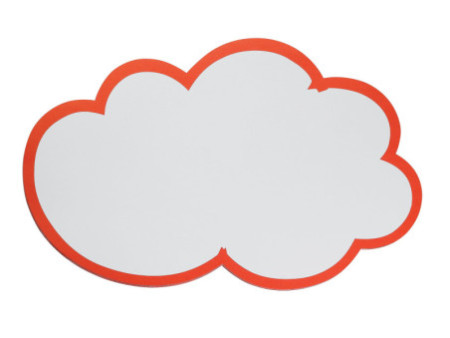 FRANKEN Symbole de notation 'nuage', autocollant, 150x230mm