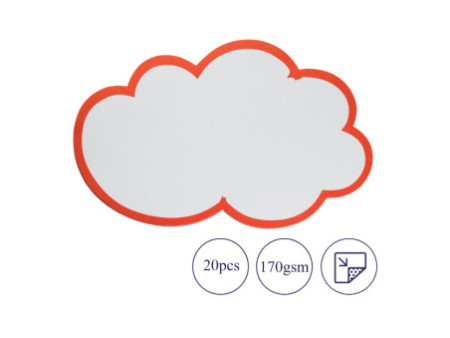 FRANKEN Symbole de notation 'nuage', autocollant, 150x230mm