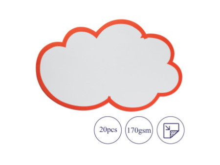 FRANKEN Symbole de notation 'nuage', autocollant, 60x100 mm